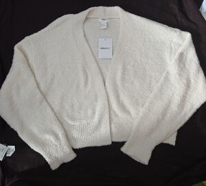 Forever 21 Women's Soft Cream Cardigan